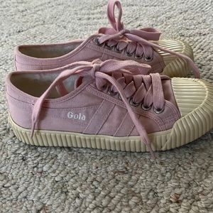 Gola Blush Pink Canvas Sneakers